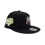 Black New York Yankees Gray Bottom 2000 World Series Side Patch Color Pack New Era 9Fifty Snapback
