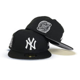 Black New York Yankees Gray Bottom Subway Series Side Patch New Era 59Fifty Fitted