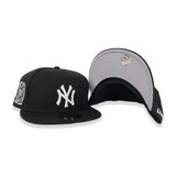 Black New York Yankees Gray Bottom Subway Series Side Patch New Era 59Fifty Fitted