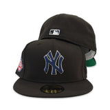 Black New York Yankees Green Bottom 100th Anniversary Side Patch New Era 59Fifty Fitted