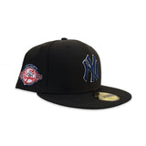 Black New York Yankees Green Bottom 100th Anniversary Side Patch New Era 59Fifty Fitted