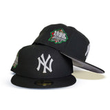 Black New York Yankees Grey Bottom 1999 World Series Side Patch New Era 59Fifty Fitted