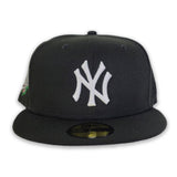 Black New York Yankees Grey Bottom 1999 World Series Side Patch New Era 59Fifty Fitted