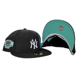 Black New York Yankees Mint Green Bottom Subway Series Statue of Liberty New Era 59Fifty Fitted Hat