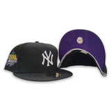 Black New York Yankees Purple Bottom 1999 World Series Side patch New Era 59Fifty Fitted