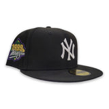 Black New York Yankees Purple Bottom 1999 World Series Side patch New Era 59Fifty Fitted