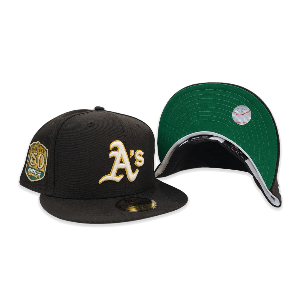 Oakland Athletics Kelly Green A Gold New Era 59Fifty Fitted