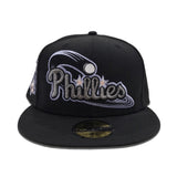 Black Philadelphia Phillies Blush Bottom 1996 All Star Game Side Patch New Era 59Fifty Fitted