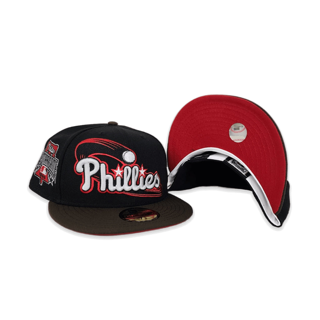 Philadelphia Phillies New Era 2008 World Series Champions 59FIFTY Fitted Hat  - Black