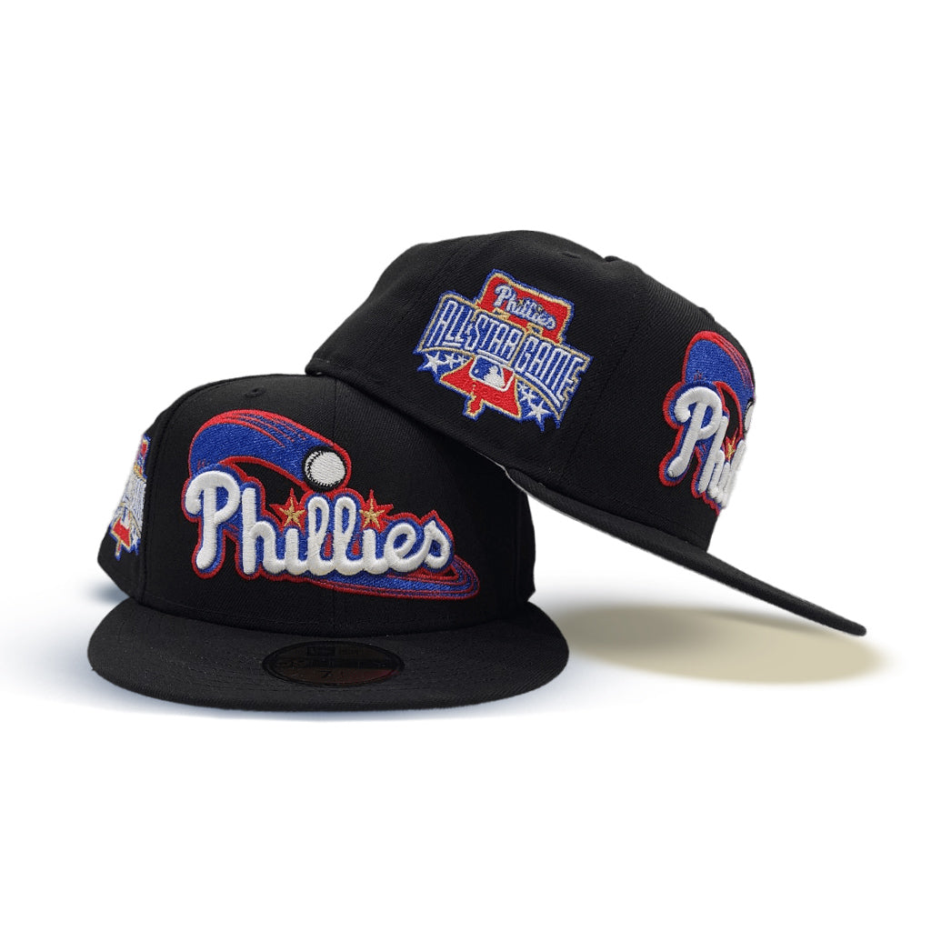 Philadelphia Phillies 100th Anni. New Era 59FIFTY Black Hat Gray