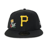 Black Pittsburgh Pirates 5X World Series Champions Crown New Era 59Fifty Fitted