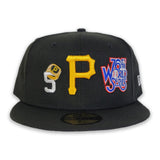 Black Pittsburgh Pirates 5X World Series Champions Ring New Era 59Fifty Fitted
