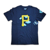 Black Pittsburgh Pirates 76 World Series New Era " Cloud Collection" T-Shirt