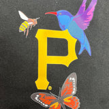 Black Pittsburgh Pirates Blooming New Era Hoodie