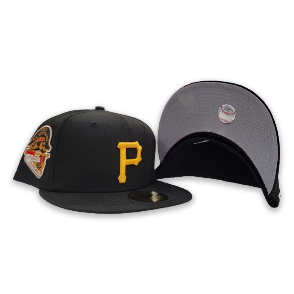 PITTSBURGH PIRATES 1999-2000 ROAD NEW ERA 59FIFTY FITTED (GREY