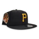Black Pittsburgh Pirates Gray Bottom 1959 All Star Game Side Patch New Era 9Fifty Snapback