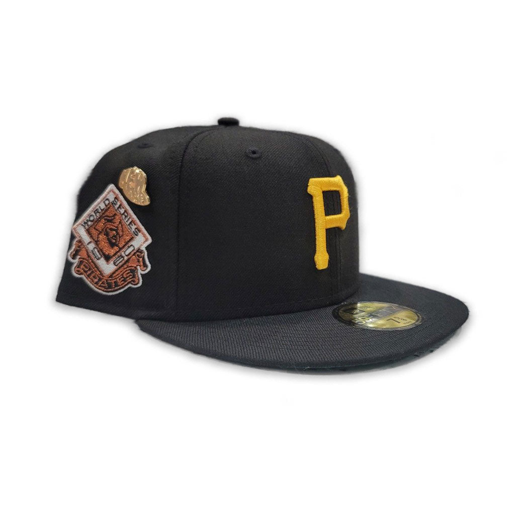 Mustard Pittsburgh Pirates Black Visor Green Bottom 1971 World Series –  Exclusive Fitted Inc.