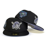 Product - Black Pittsburgh Pirates Lavender Purple Bottom 2006 All Star Game Side Patch New Era 59Fifty Fitted