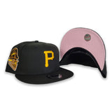 Black Pittsburgh Pirates Pink Bottom 1959 All Star Game Side Patch New Era 9Fifty Snapback