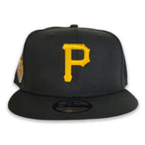 Black Pittsburgh Pirates Pink Bottom 1959 All Star Game Side Patch New Era 9Fifty Snapback