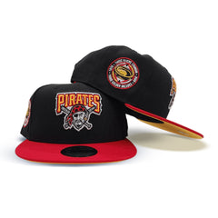 帽子 AH MURDERZ RED SPIDER PITTSBURGH PIRATES Red Pittsburgh Pirates Black Visor Yellow Bottom 1925 World