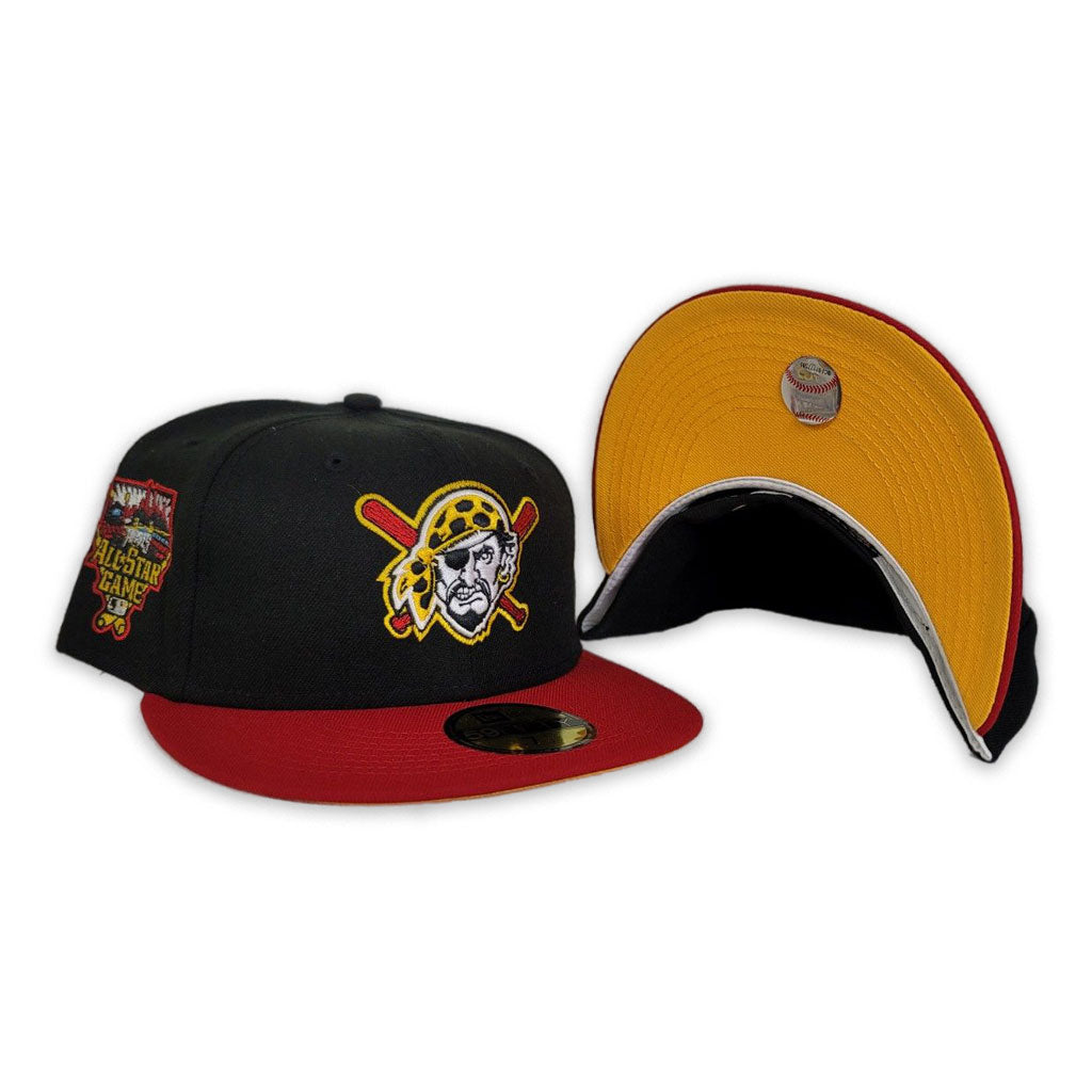 PITTSBURGH PIRATES 2008 ALL STAR GAME RED YELLOW BRIM NEW ERA FITTED H –  Sports World 165