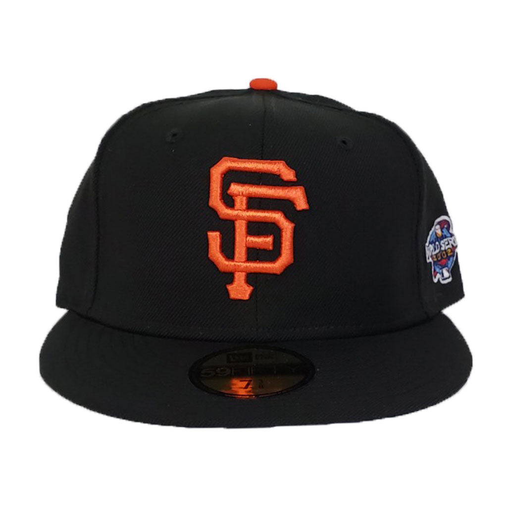 Black San Francisco Giants 2002 World Series New Era 59Fifty Fitted