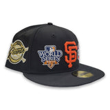 Black San Francisco Giants 8X World Series Champions New Era 59Fifty Fitted