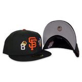 Black San Francisco Giants 8X World Series Champions Ring New Era 59Fifty Fitted