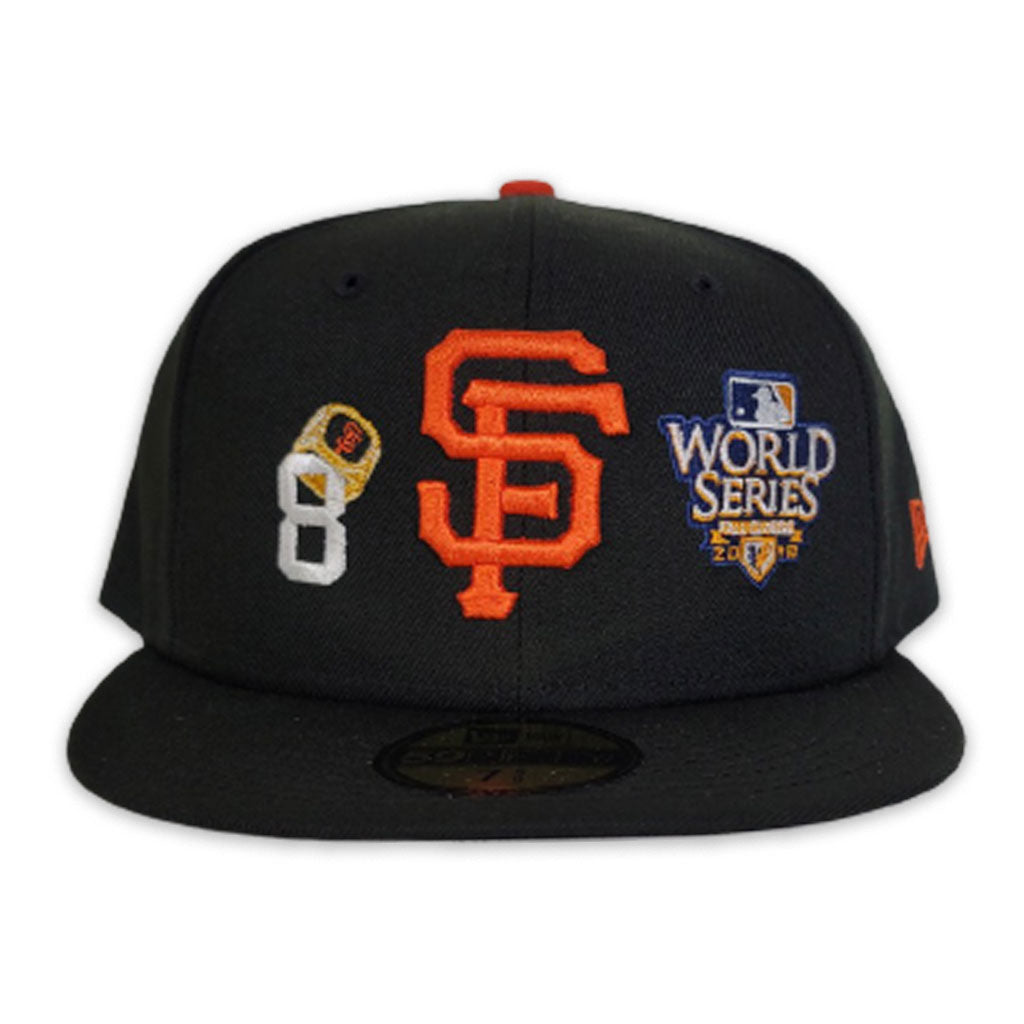Men's New Era White/Royal San Francisco Giants 8-Time World Series Champions Cherry Lolli 59FIFTY Fitted Hat