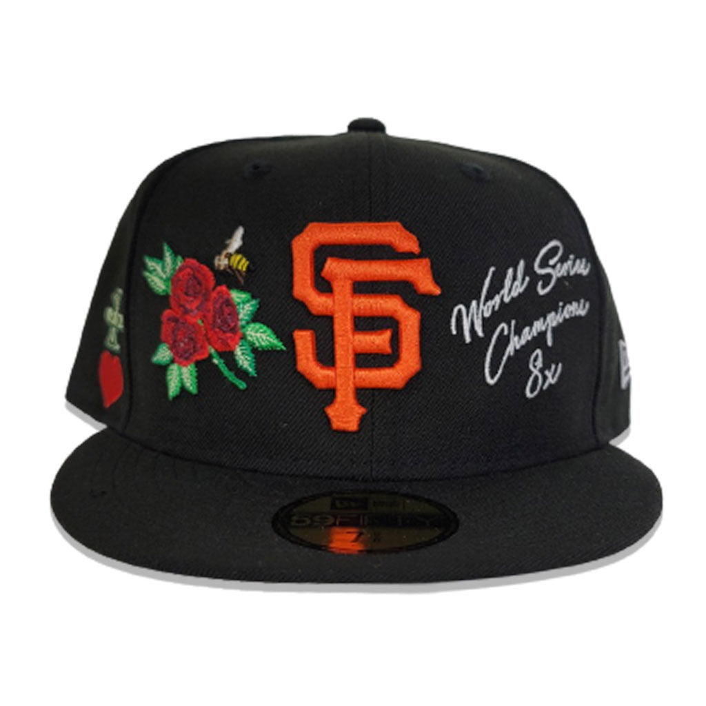 Black San Francisco Giants Logo Impressions New Era 59FIFTY Fitted