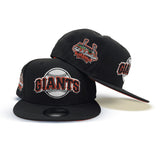 Black San Francisco Giants Orange Bottom Tell It Goodbye Stadium Side Patch New Era 9Fifty Snapback