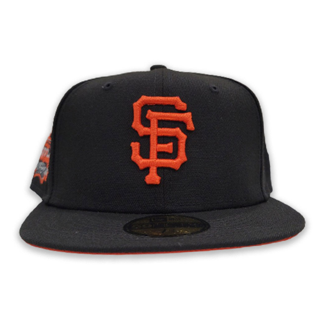 Orange San Francisco Giants Navy Blue Visor Royal Bottom Tell It Goodbye Stadium Side Patch New Era 59FIFTY Fitted 71/8