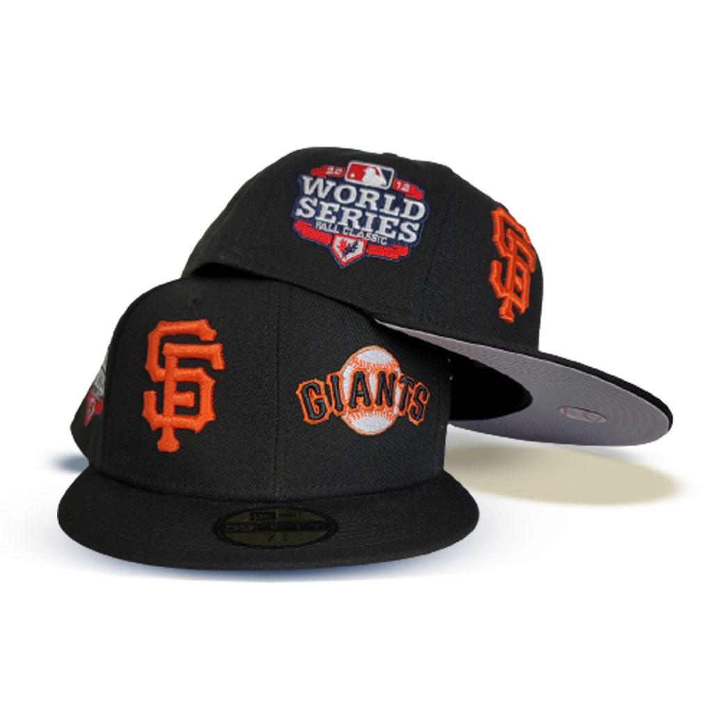 New Era San Francisco Giants Aux Pack Vol 2 50th Anniversary Patch Hat Club Exclusive 59FIFTY Fitted Hat Purple/Black