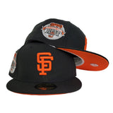 Black San Francison Giants Orange Bottom 1984 All Star Game New Era 59Fifty Fitted