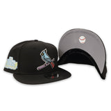 Black St. Louis Cardinals Gray Bottom 2011 World Series Side Patch Color Pack New Era 9Fifty Snapback