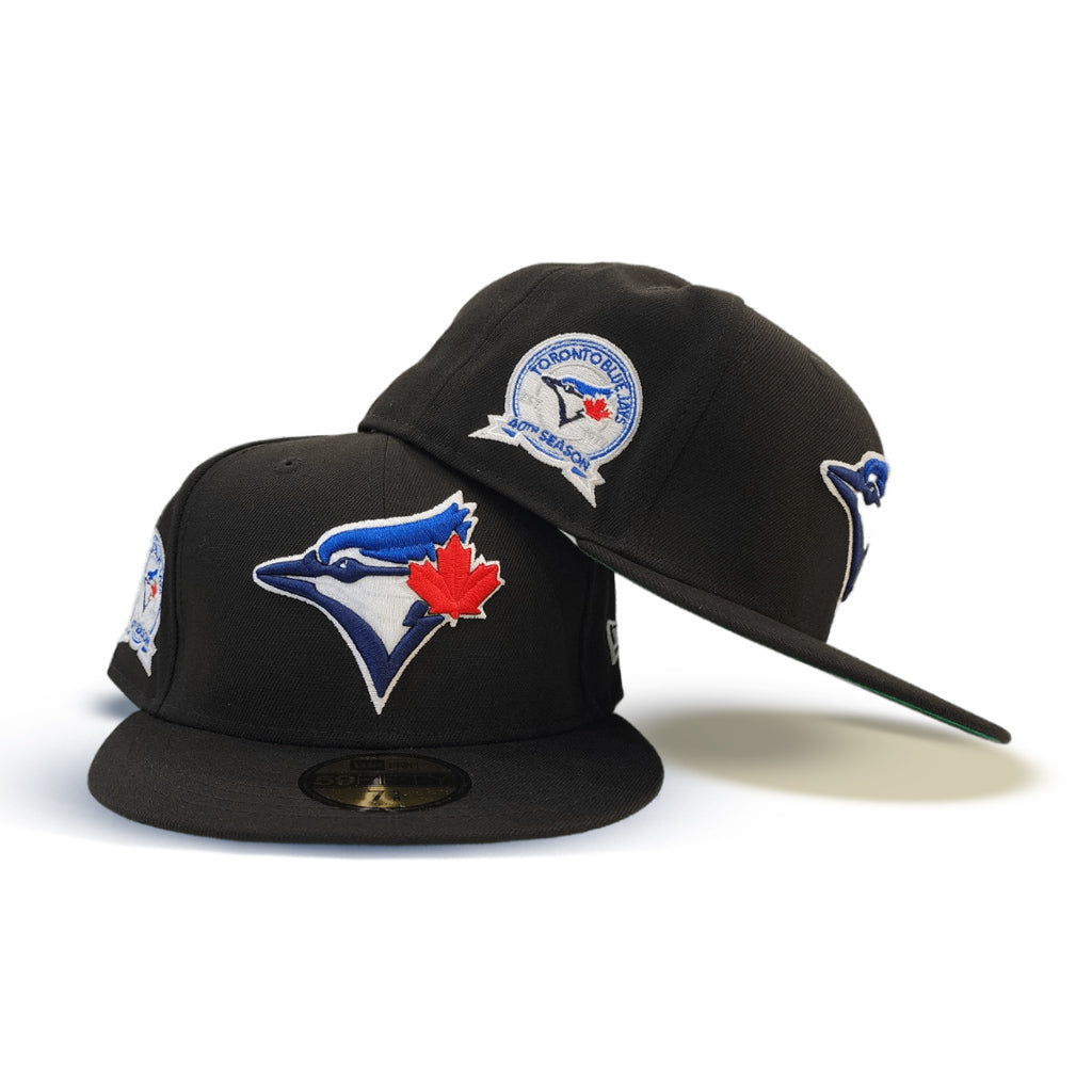 Toronto Blue Jays New Era Black & White Basic 59FIFTY - Fitted Hat - Black