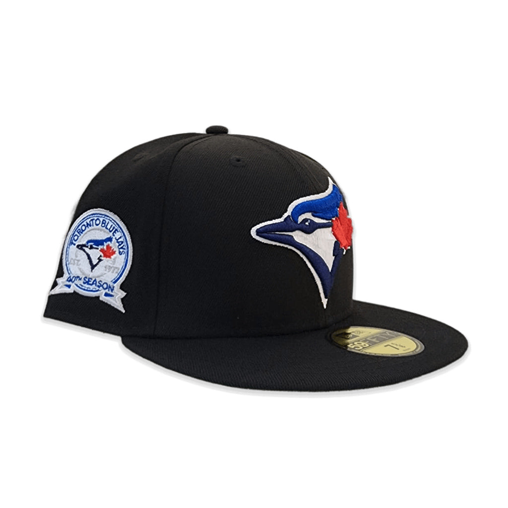 Toronto Blue Jays New Era White Logo 59FIFTY Fitted Hat - Navy