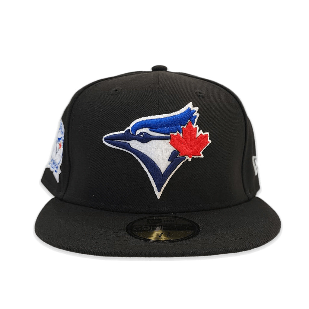 Blue jays fitted hat with patch Clearance
