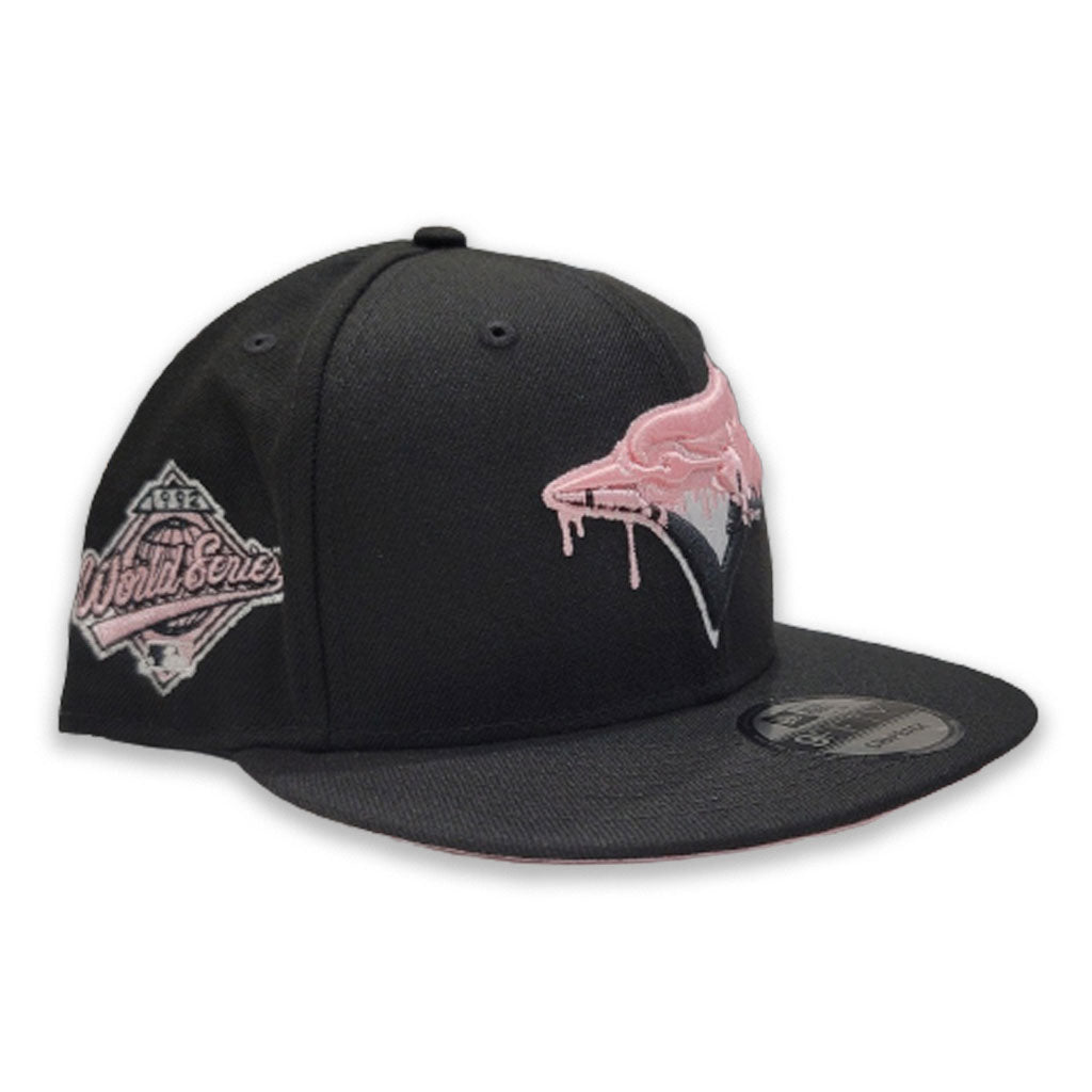 Black Toronto Blue Jays Paint Drip Pink Bottom 1992 World Series