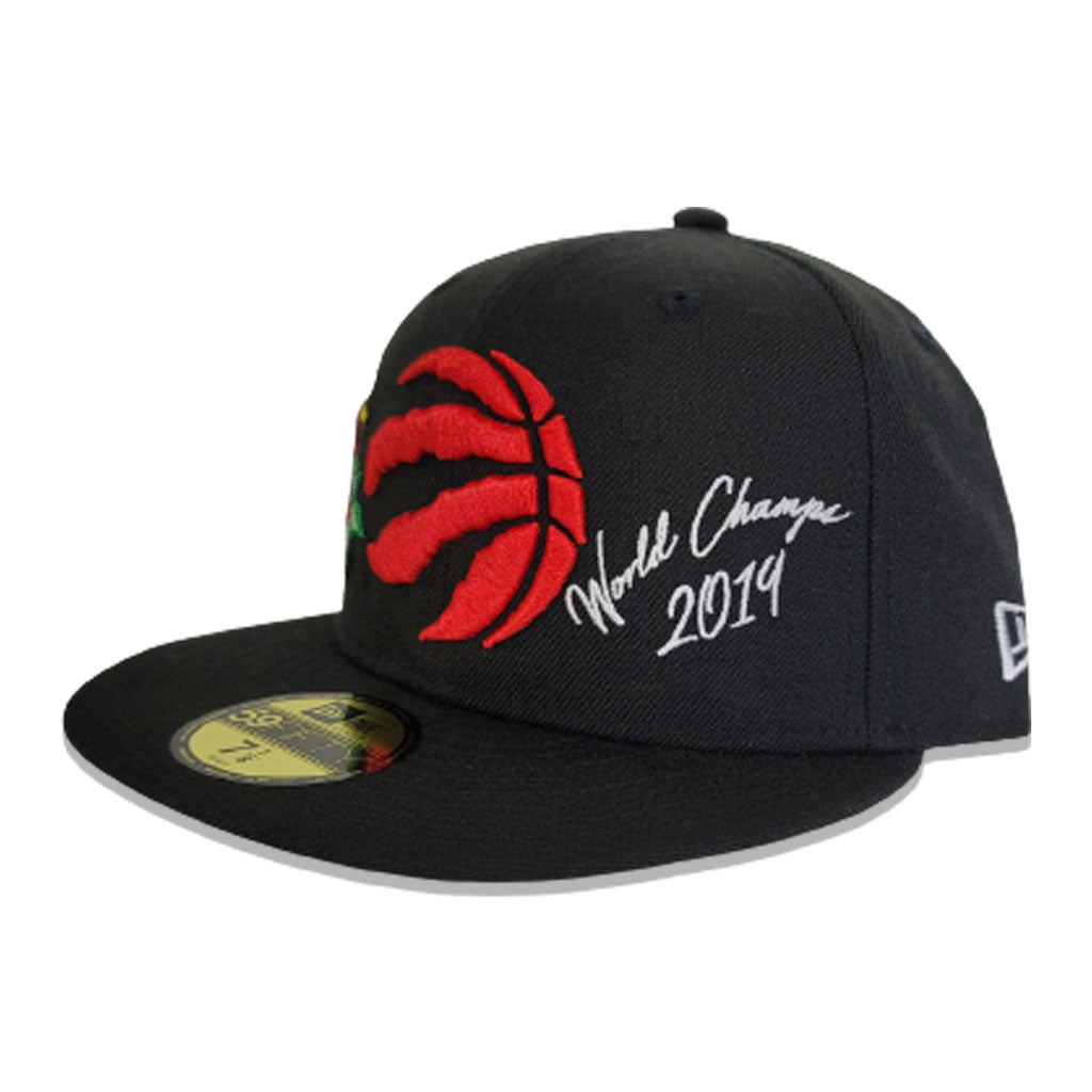 Toronto raptors nba authentics championship series black sales 59fifty fitted