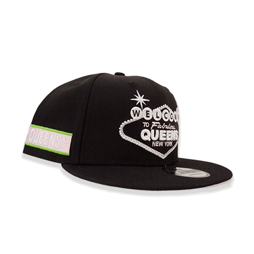 Black Welcome To Fabulous Queens Pink Bottom New Era 9Fifty Snapback