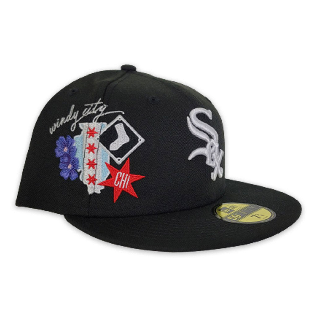 New Era 59FIFTY Chicago White Sox City Connect Fitted Black - 7