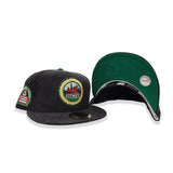 Black Corduroy Chicago White Sox Green Bottom Comiskey Park Side Patch New Era 59Fifty Fitted