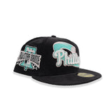 Black Corduroy Philadelphia Phillies Pink Bottom 1996 All Star Game Side Patch New Era 59Fifty Fitted
