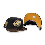 Black Corduroy San Diego Padres Brown Visor Yellow Bottom 1992 All Star Game Side patch New Era 59Fifty Fitted