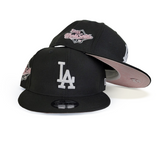Product - Black Los Angeles Dodgers Pink Paisley Bottom 1988 World Series New Era 9Fifty Snapback