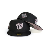 Product - Black Washington Nationals Pink Paisley Bottom 2019 World Series Side Patch New Era 59Fifty Fitted