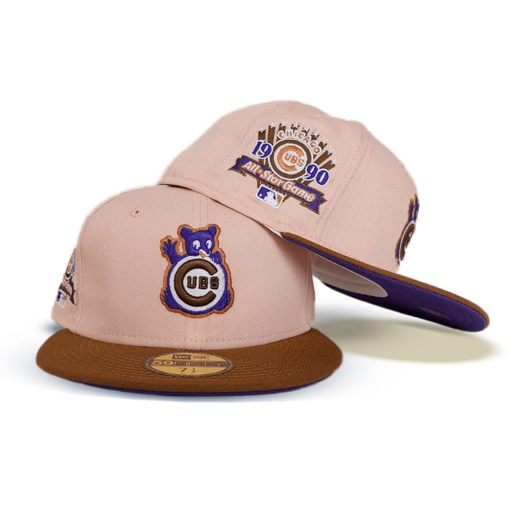 7 3/8 Atlanta Braves Two Tone Peanut Brown Peach 59fifty