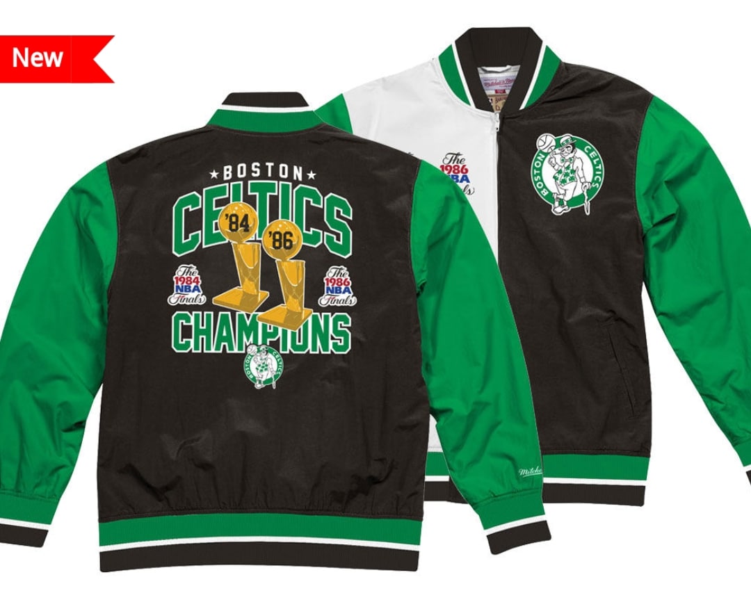 Mitchell & Ness - Boston Celtics Team History Crew in Faded Green